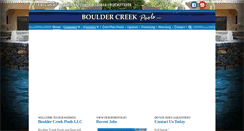 Desktop Screenshot of bouldercreekpoolsandspas.com