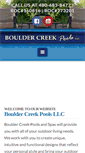 Mobile Screenshot of bouldercreekpoolsandspas.com